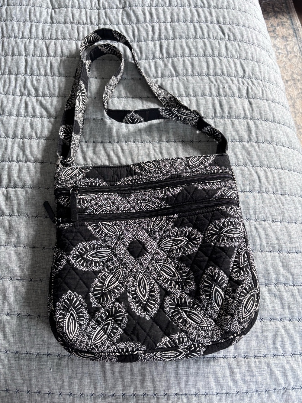 Vera Bradley Triple Zip Crossbody